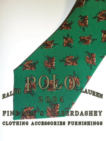 Silk & Wool Horse Tie / Green