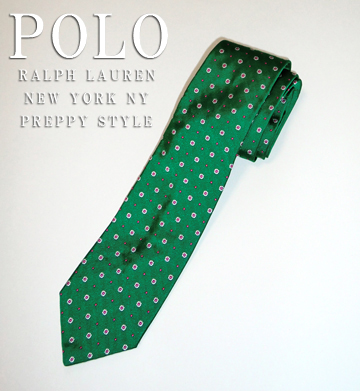 Foulard Silk Tie / Green / Pink / Silver