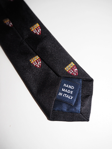 Club Silk Narrow Tie / Black / Red / Yellow