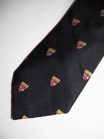 Club Silk Narrow Tie / Black / Red / Yellow