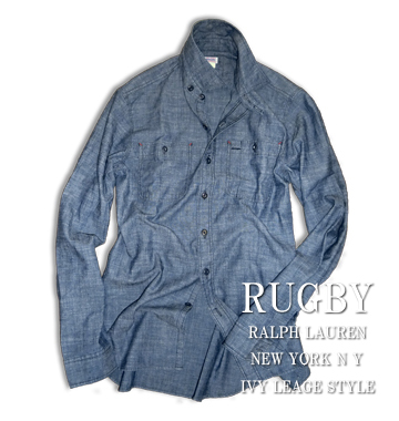 RUGBY Chambray Farrell Shirt / Indigo