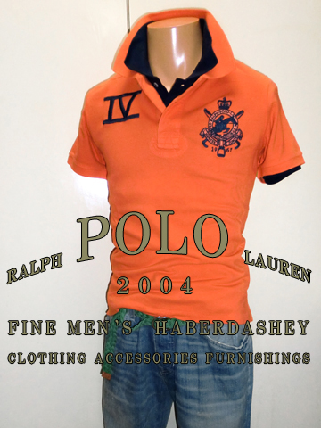 Custom Fit Crest Polo / Orange/Navy　