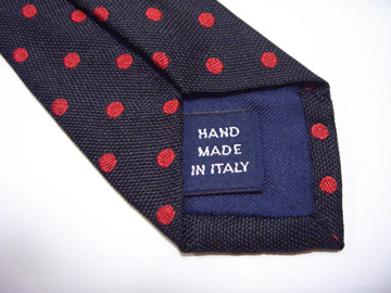 St James Spots Tie / Black / Red