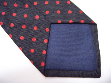 St James Spots Tie / Black / Red