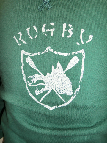 RUGBY Faded Crew Shield Sweat Shirt / Green