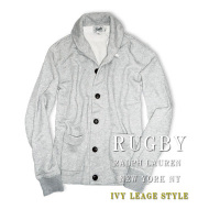 RUGBY Jackson Sweat Shal Cardigan Jacket / Light Grey