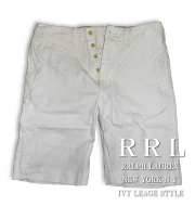 RRL　Garment Dyed Chino Short / White