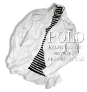 Fisher　Military　Epaulette Chino shirt / White