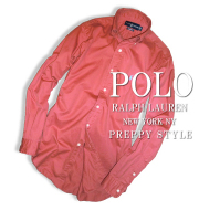 Classic Fit Cotton Chino Button Down / Fulton Red