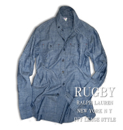 RUGBY Chambray Farrell Shirt / Indigo