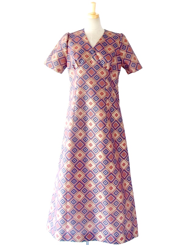 ヨーロッパ古着　フランス買い付け 60年代製　ヴィンテージ レトロ ワンピース