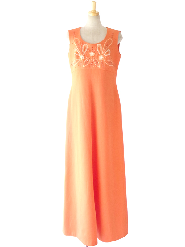 ヨーロッパ古着　フランス買い付け 60年代製　ヴィンテージ レトロ ワンピース