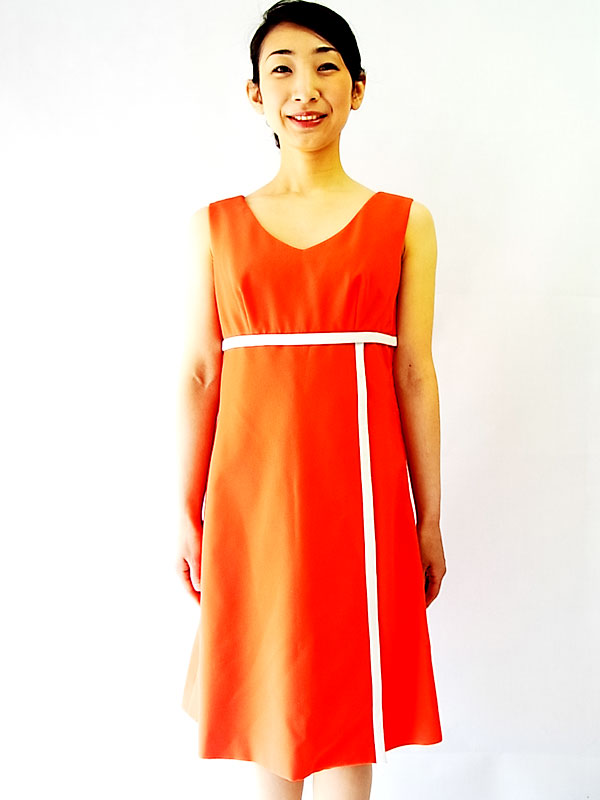 美品 ロンドン買付 ドイツ製 ヴィンテージ レトロポップデザイン ワンピース 古着 11bs46 ヨーロッパ古着