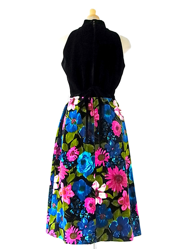 ロンドン買い付け　エレガント　ヴィンテージ　ワンピース　ヨーロッパ古着