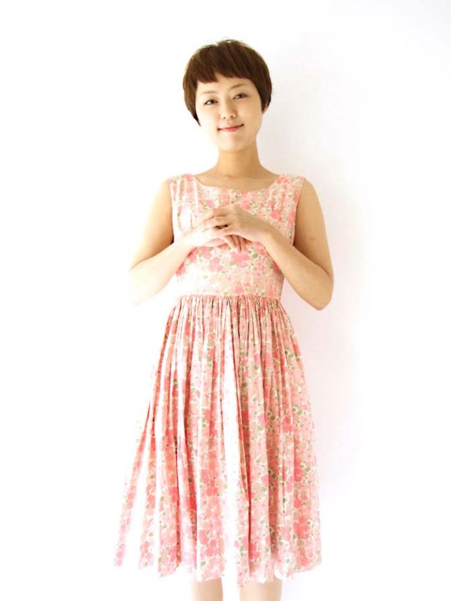 ヨーロッパ古着 フランス買い付け ピンク ロマンティック 花柄 ヴィンテージ ワンピース 13fc6 送料無料 ヨーロッパ古着 フランス買い付け ピンク ロマンティック 花柄 ヴィンテージ ワンピース 13fc6 送料無料
