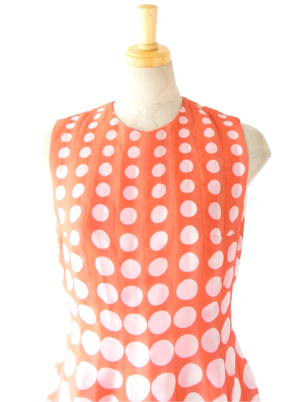 ヨーロッパ古着　水玉 ワンピース