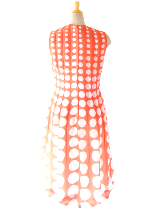 ヨーロッパ古着　水玉 ワンピース