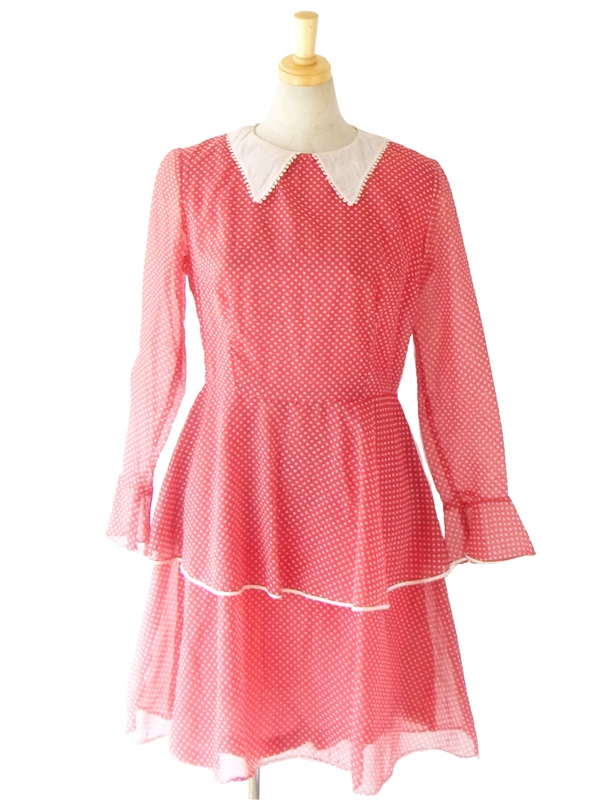 ヨーロッパ古着　フランス買い付け ６０年代製 ヴィンテージ　ワンピース