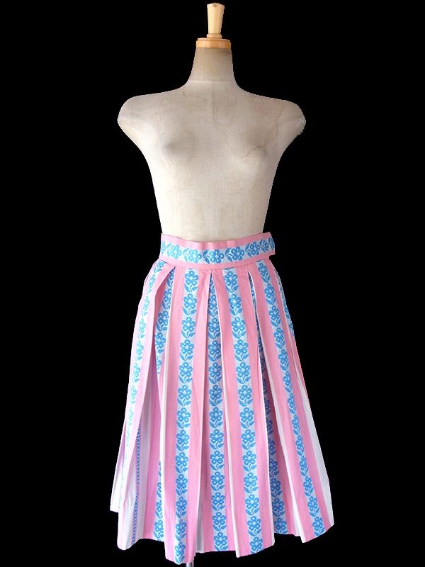 ^*^様 2 ユーロ古着　柄スカートミックス60着セットまとめ売りレディース 送料無料】フランス買い付け 60年代製 カラフル X ミックスツイード