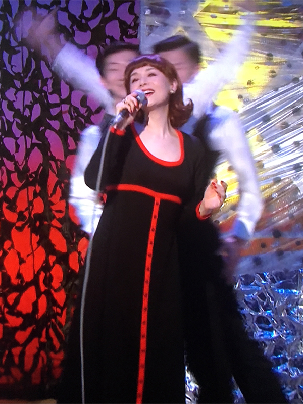 ヨーロッパ古着 ロンドン買い付け 70年代スウェーデン製 ブラック X レッド ライニング ヴィンテージ マキシ ワンピース 17OM641