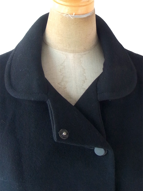 60s ヴィンテージ ウールコート ブラック 楽天市場】60's ビンテージ 人気の 黒 ☆ Dan Jac ショールカラー