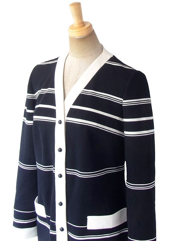 ヨーロッパ古着 ロンドン買い付け 70年代製 2Tone X ボーダー ヴィンテージ ワンピース 18OM420