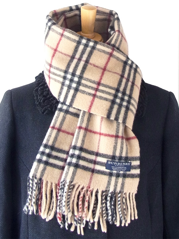 Burberry チェック柄マフラー Burberry チェック柄マフラー BURBERRY バーバリーチェック柄