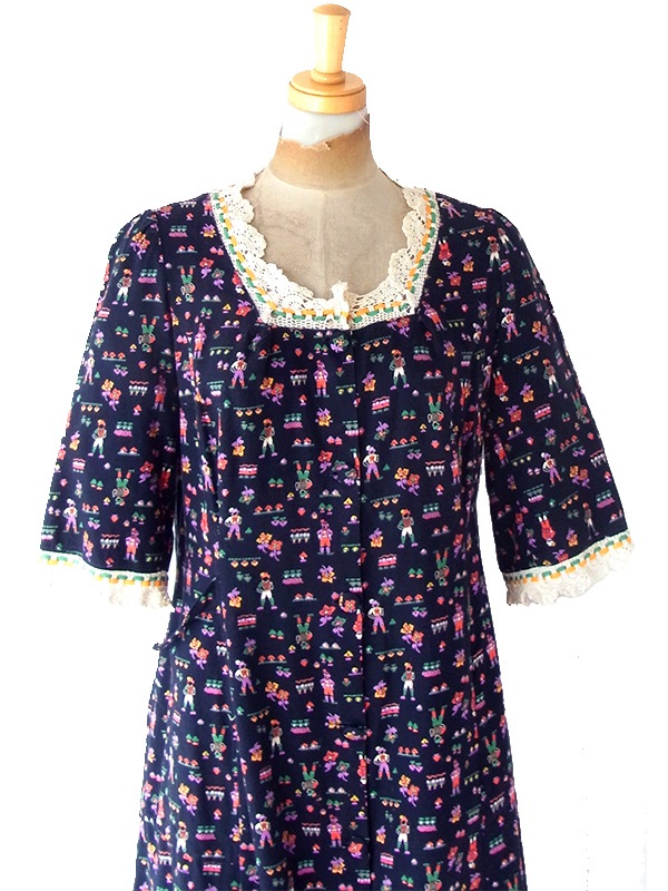 「24時間限定割引」AmericanVintage70年代ロマンチックワンピース AMERIVINTAGE】ワンピース