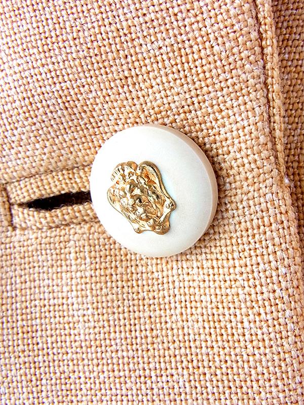 【送料無料】フランス買い付け 60年代製 カーキ X 共布ベルト付き ヴィンテージ コート 21FC323【ヨーロッパ古着】