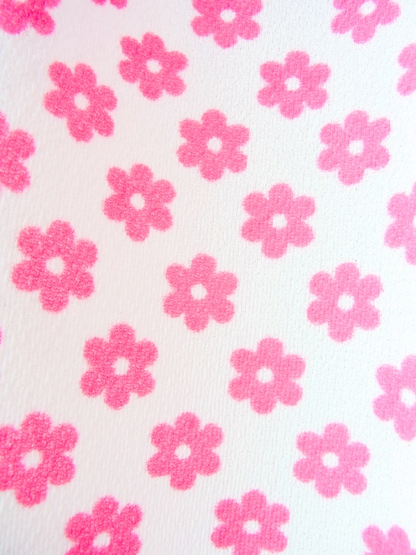 【送料無料】ロンドン買い付け 70年代製 ピンク X ホワイト 花柄 切り返し レトロ ワンピース 21OM006【ヨーロッパ古着】