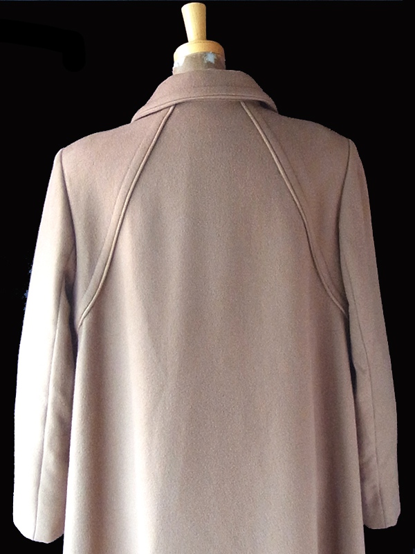 送料無料】60年代フランス製 カーキ色 ヴィンテージ ウール