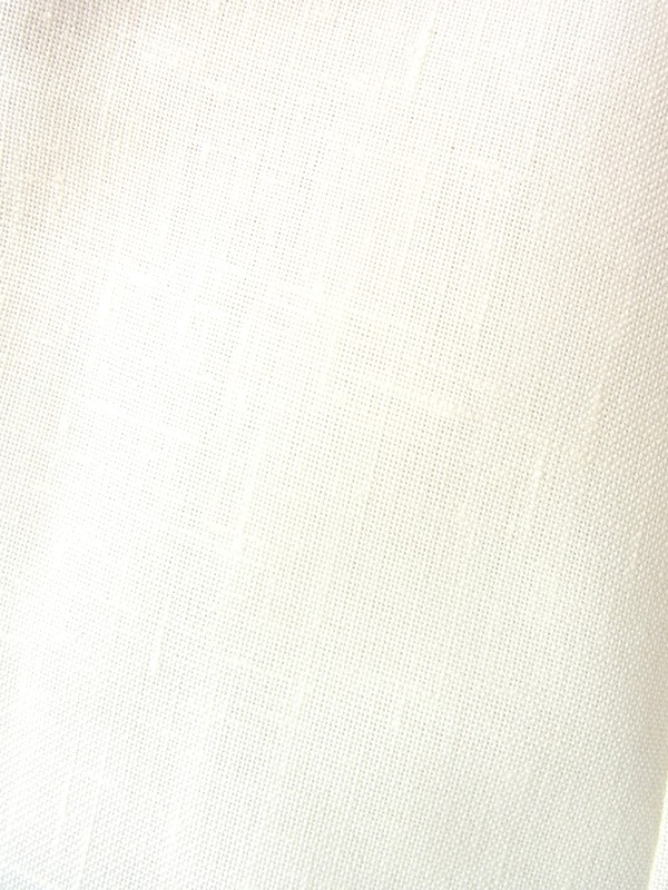 ヨーロッパ古着 フランス買い付け 60年代製 アイボリー X ブラウン ボーダー 生地切り返し 共布ベルト付き ワンピース 23FC125