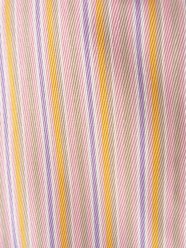 ヨーロッパ古着 フランス買い付け 60年代製 ピンク X カラフル ストライプ ヴィンテージ ワンピース 24FC113