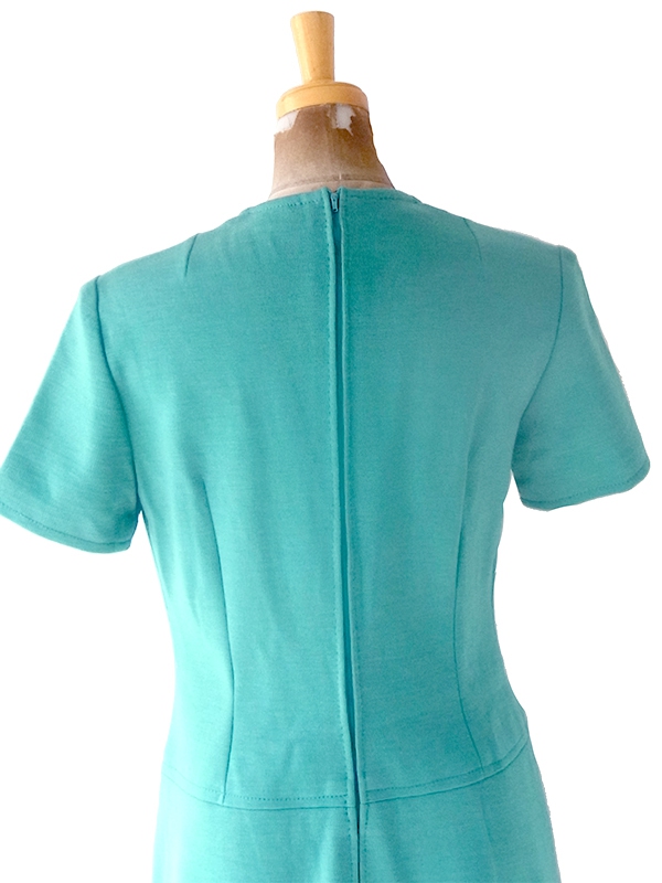 送料無料】フランス買い付け 60年代製 ターコイズブルー X シーム