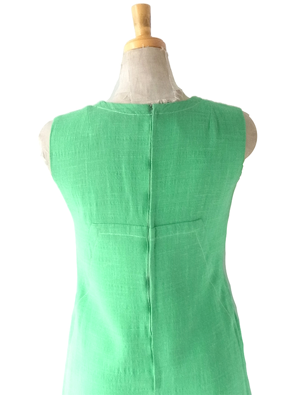 ヨーロッパ古着 60年代製 ブライトグリーン ジャケット X ワンピース ヴィンテージ セットアップ 24WB010