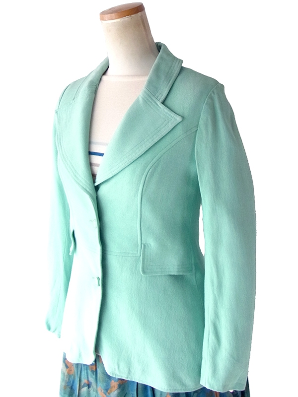 ヨーロッパ古着 60's ファー付きコート グリーン ヨーロッパ古着 60´s ファー付きコート グリーン