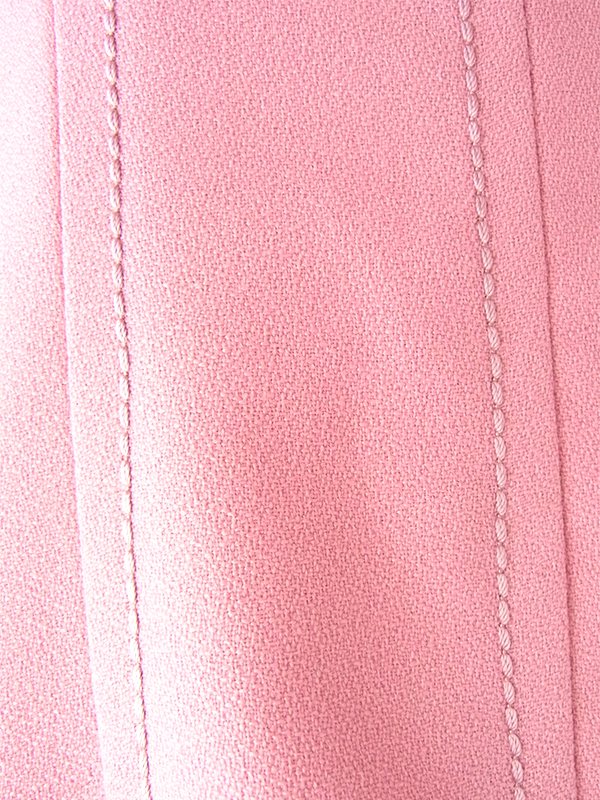 ヨーロッパ古着 フランス買い付け 60年代製 スモーキーピンク X ビッグステッチ ヴィンテージ ワンピース 25FC113