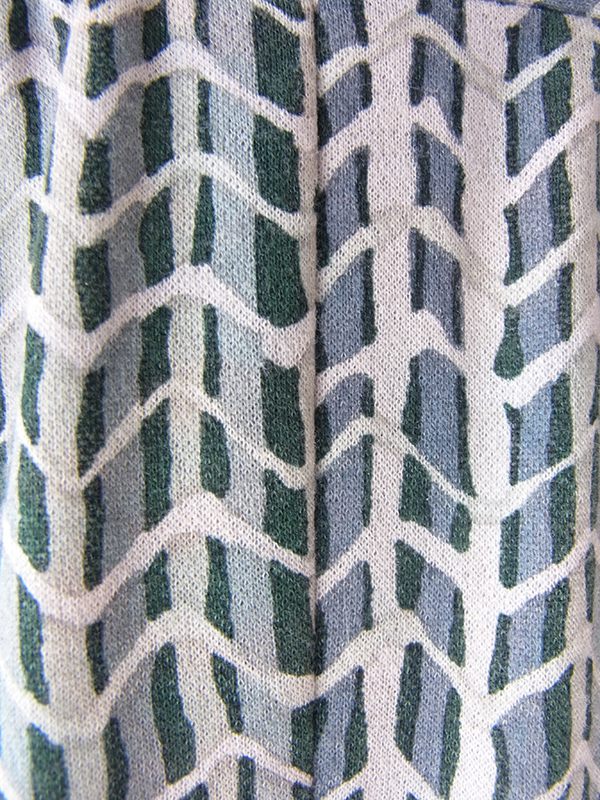 ヨーロッパ古着 フランス買い付け 60年代製 グレイ X スレート ヘンリボーン柄 ヴィンテージ ワンピース 25FC203