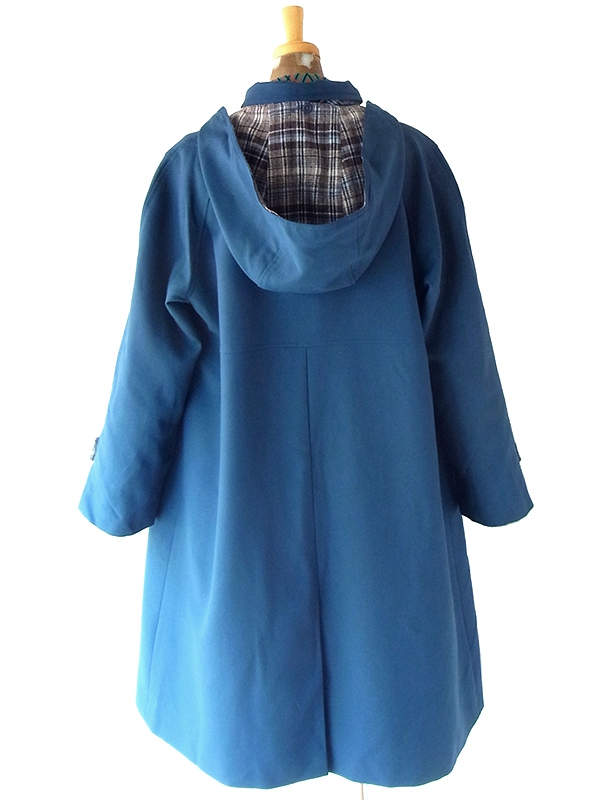 ヨーロッパ古着 60年代フランス製 スレート X フード着脱可能 ヴィンテージ コート 25FC307