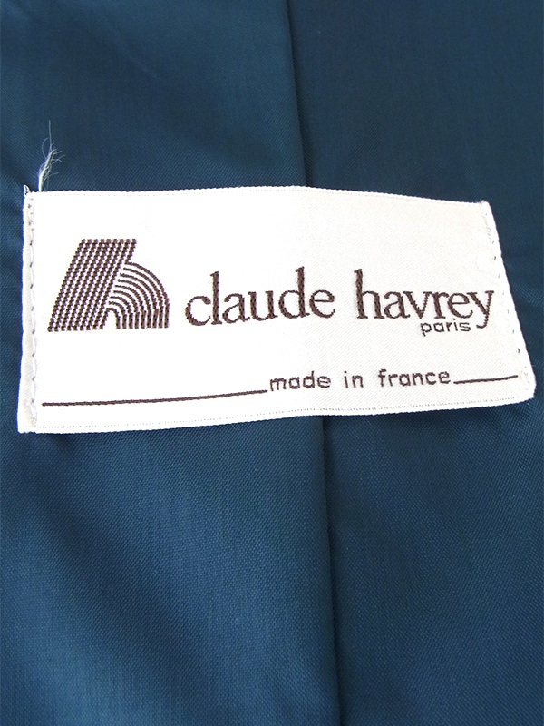 ヨーロッパ古着 60年代フランス製 スレート X フード着脱可能 ヴィンテージ コート 25FC307