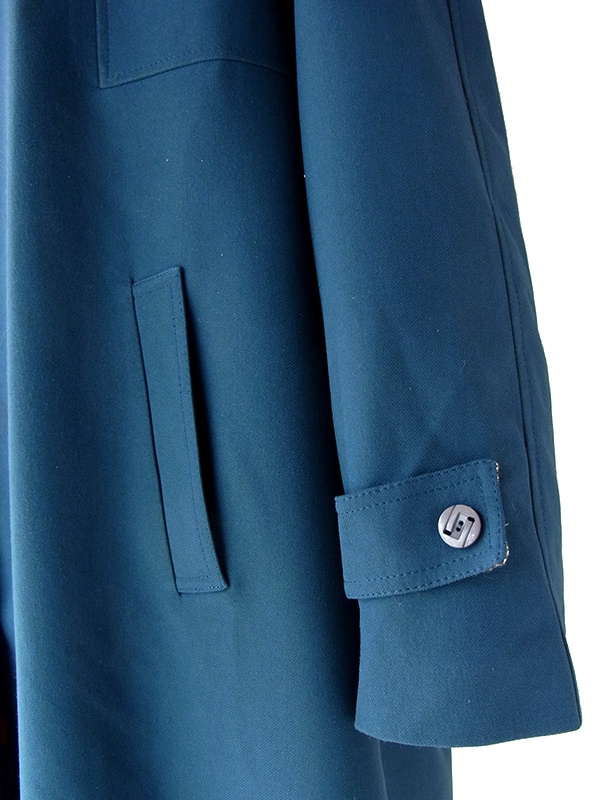 ヨーロッパ古着 60年代フランス製 スレート X フード着脱可能 ヴィンテージ コート 25FC307