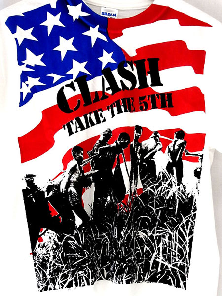 THE CLASH Chain Gang Fifth Column オフィシャル復刻Tシャツ