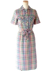 ヨーロッパ ヴィンテージ プリーツ スカート 70s PLEATS ビンテージ ヨーロッパ古着】70年代フランス製 ターコイズブルー ボックス
