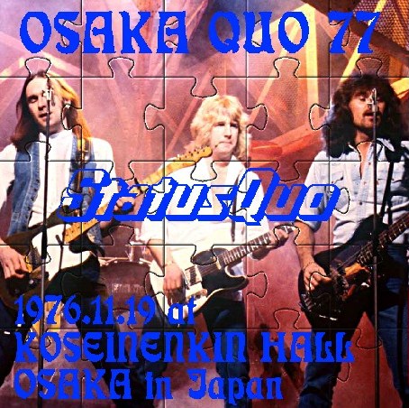 コレクターズCD Status Quo（ステイタス クォー1976年 日本公演　大阪）