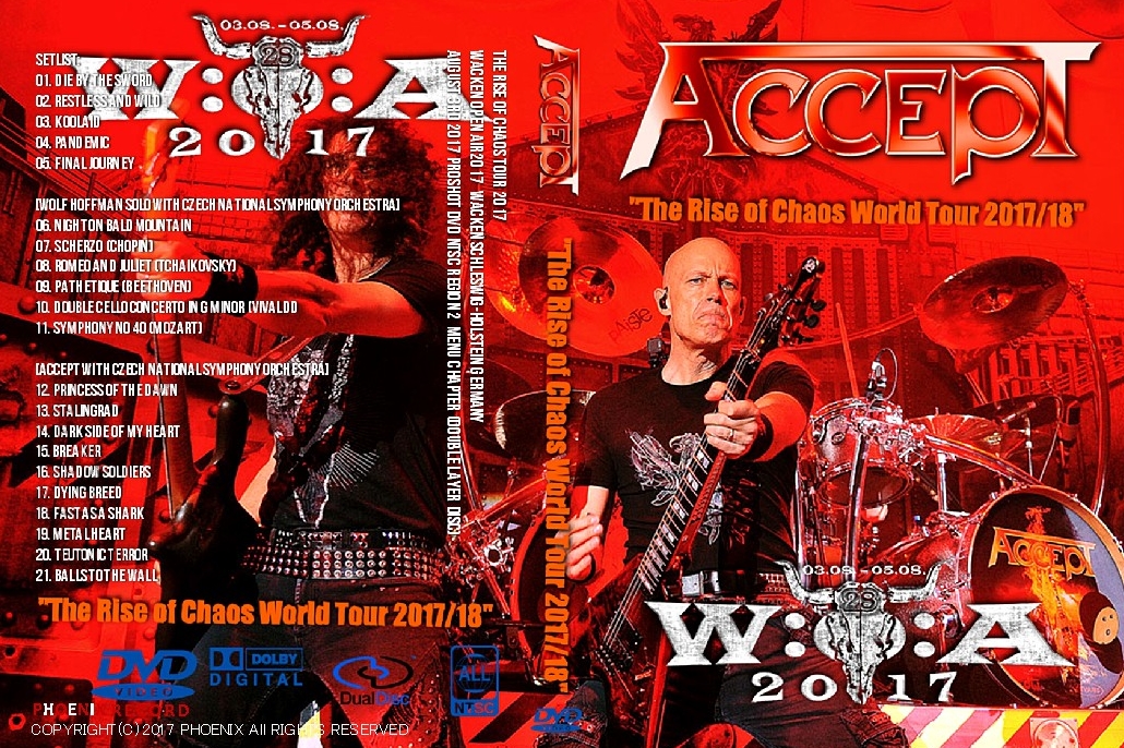 コレクターズCD アクセプト（ACCEPT）2017年European Tour