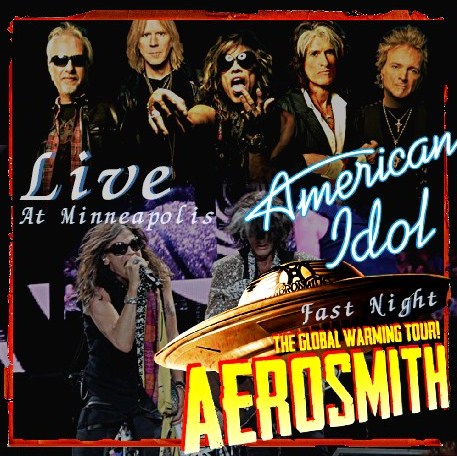 コレクターズCD　Aerosmith(エアロスミス）2012年アメリカツアー　The Global Warming Tour