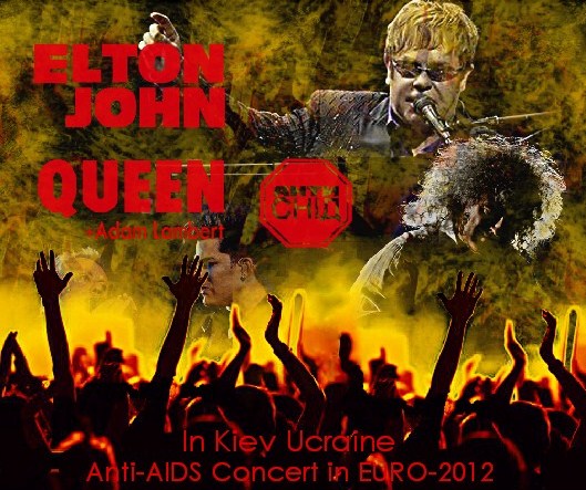 コレクターズCD　Elton John & Queen + Adam Lambert - Anti-AIDS Concert in EURO-2012