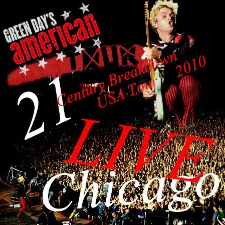 コレクターズCD　Green Day（グリーン・ディ）2010年アメリカツアーChicago, IL　2010.08.07　