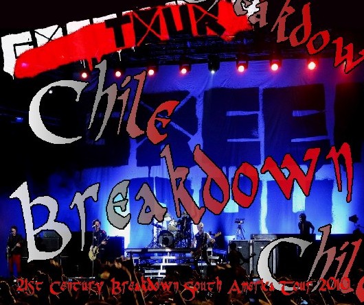 コレクターズCD　Green Day（グリーン・ディ）2010年　南米ツアー　チリ