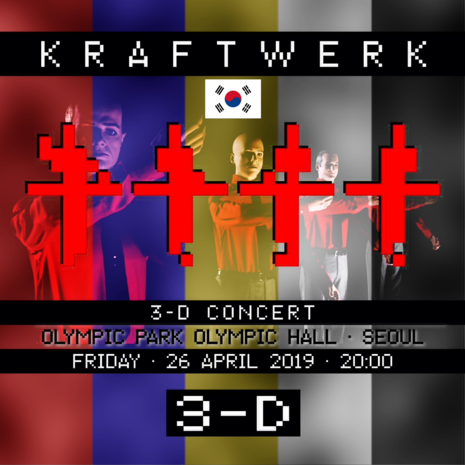 コレクターズCD　Kraftwerk - 3D concert in South Korea 2019